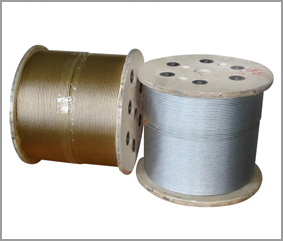 Brass plated steel wire rope